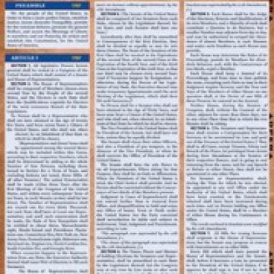 The US Constitution Quick Study Guide