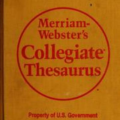 Merriam Webster's Collegiate Thesaurus