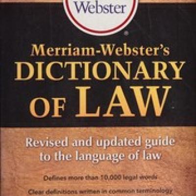 Merriam-Webster's dictionary of law