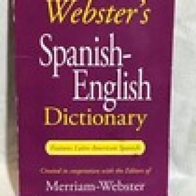 Webster's Spanish - Englis Dictionary