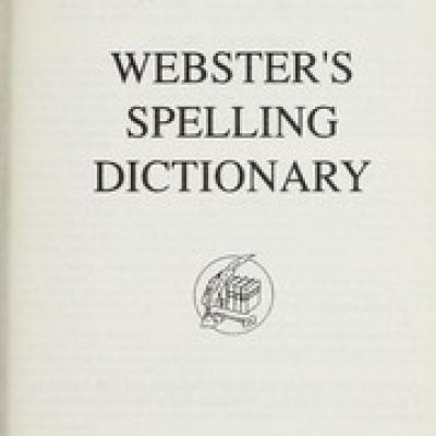 Webster's spelling dictionary (Webster's comprehensive desk library)