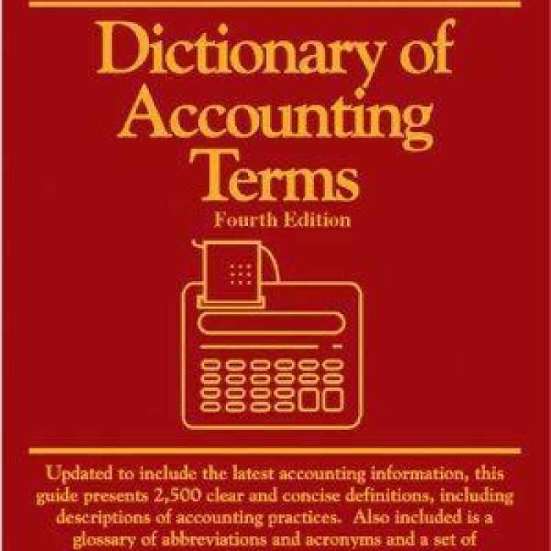 Dictionary of Accounting Terms